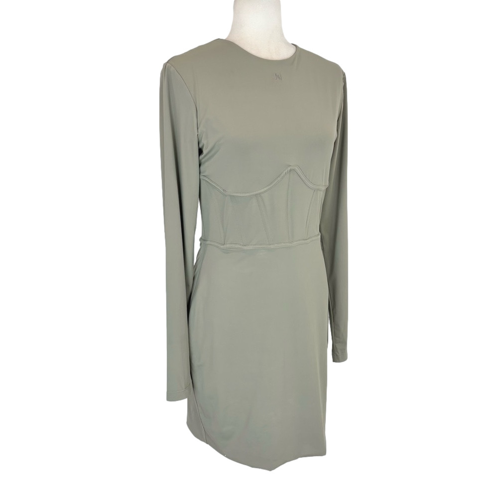 Meshki sage corset dress